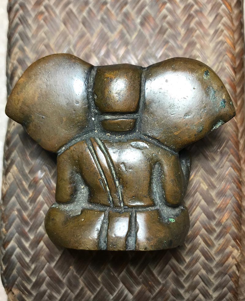 พระพิฆเนศล้านนาเนื้อสัมฤทธิ์