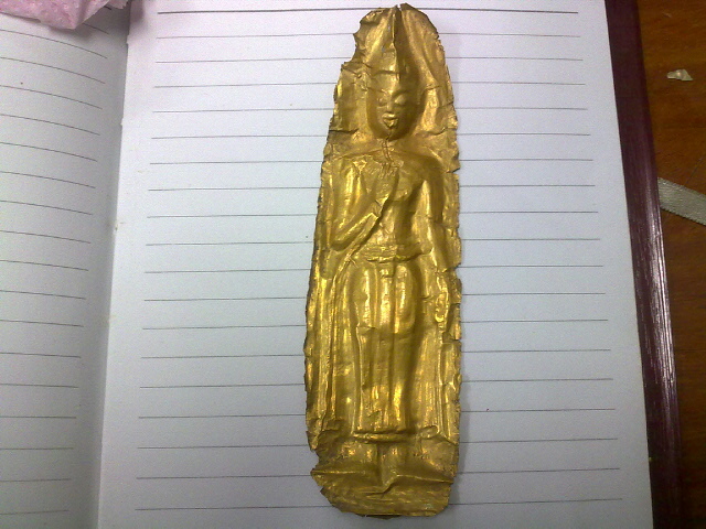 พระพุทธรูปบุดุนทองคำโบราณ
