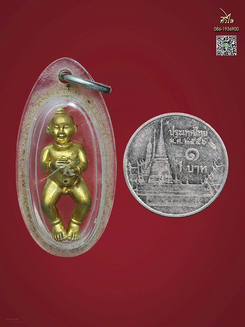 กุมารทองเทพฤทธิ์ครูบาดวงดี สุภัทโท วัดท่าจำปี ปี 46 สวยเดิมๆ