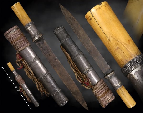 มีดหลูบล้านนาด้ามงา