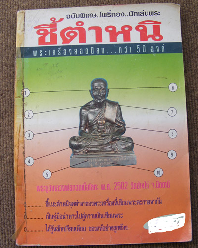 หนังสือชี้ตำหนิพระเครื่องยอดนิยม ภาพสีประกอบทุกหน้า หนังสือรวมเหรียญยอดนิยมชี้ตำหนิละเอียดทุกเหรียญ