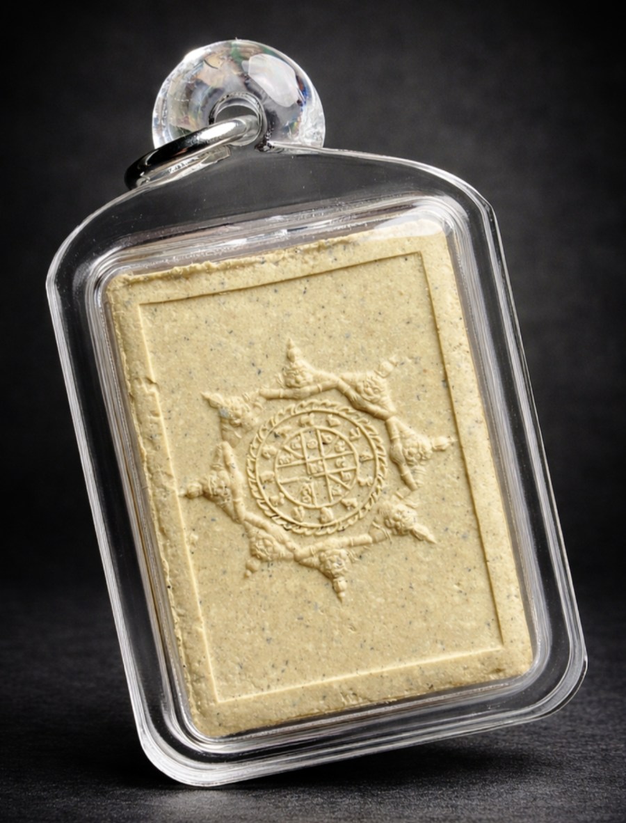 พระผงแสตมป์ ปี2551 พล.ต.ท.สรรเพรญ สร้าง