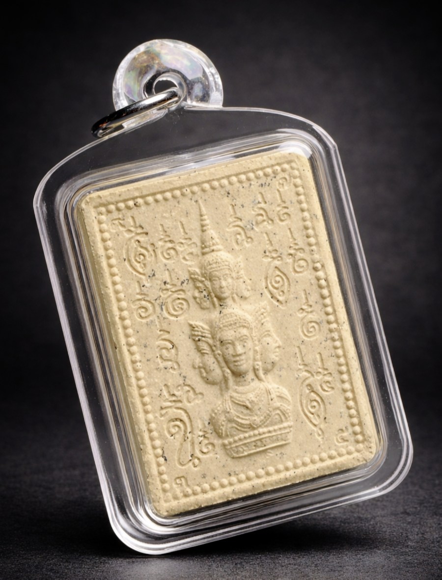 พระผงแสตมป์ ปี2551 พล.ต.ท.สรรเพรญ สร้าง