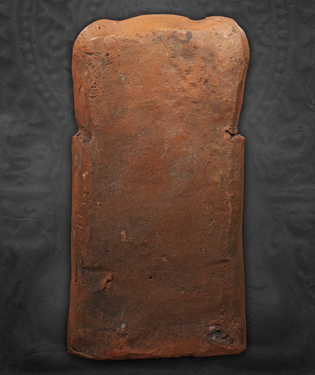 พระธรรมจักรปางปฐมเทศนา เนื้อดิน 