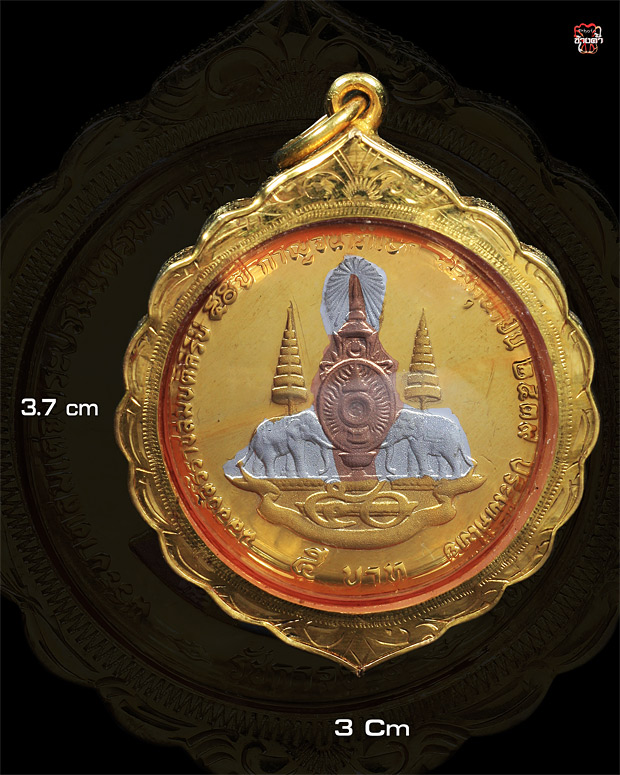 ขายเหรียญในหลวง รัชกาลที่๙ ปีมหามงคล กาญจนาภิเษก ปี ๒๕๓๙  กรอบทองคำ น้ำหนักรวม10.6กำ