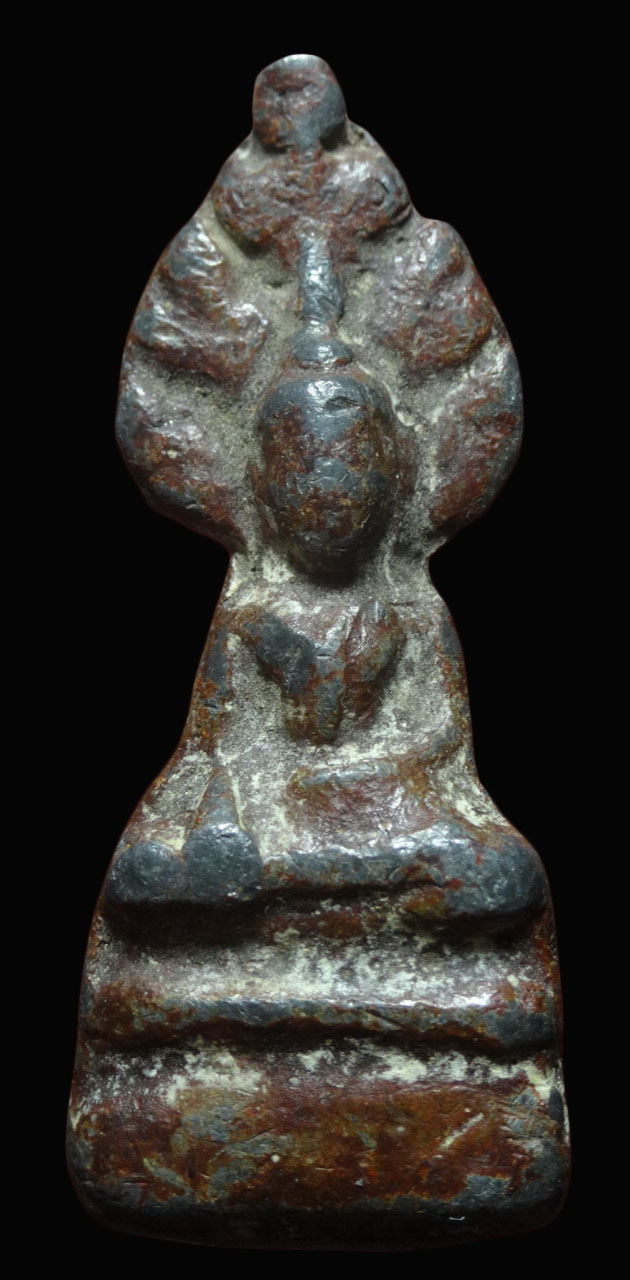 พระนาคปรก กรุวัดเลียบ เนื้อชิน