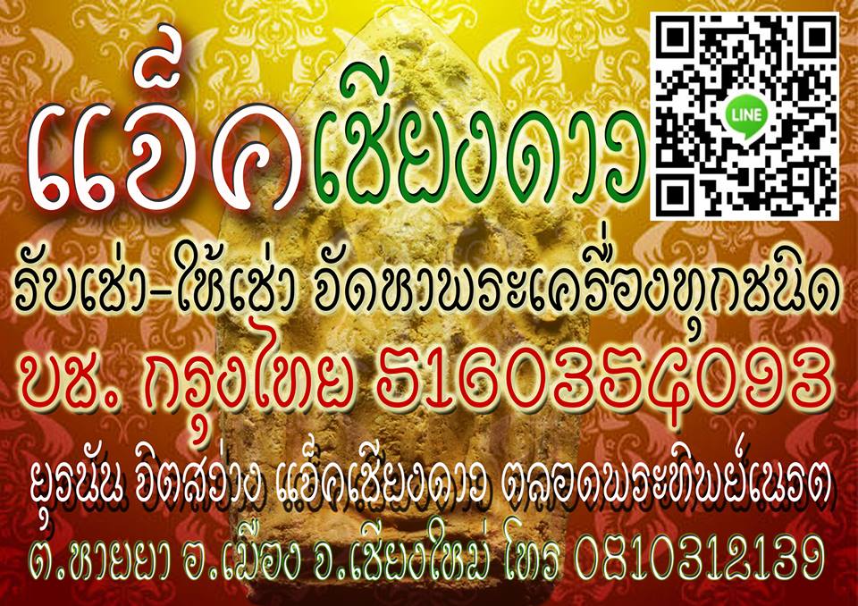 เหรียญครูบาศรีวิชัยสโมสรไลออนส์เชียงใหม่ เนื้อเงินลงยาสีน้ำเงินปี2537 