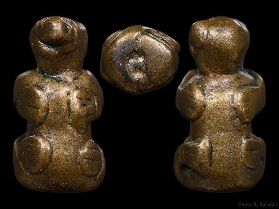 อิ่นล้านนา หล่อโบราณ เนื้อทองแดงเถือน