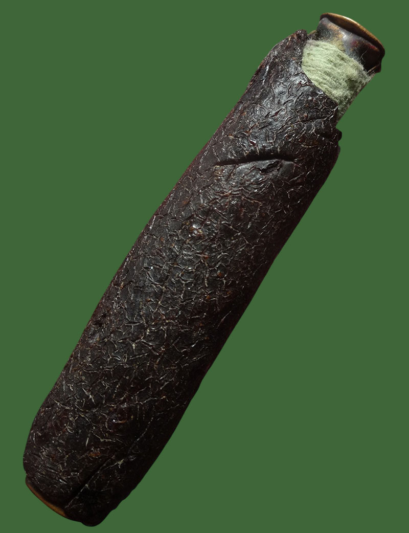 ตะกรุดพอกครั่ง หลวงพ่อทองสุข วัดโตนดหลวง