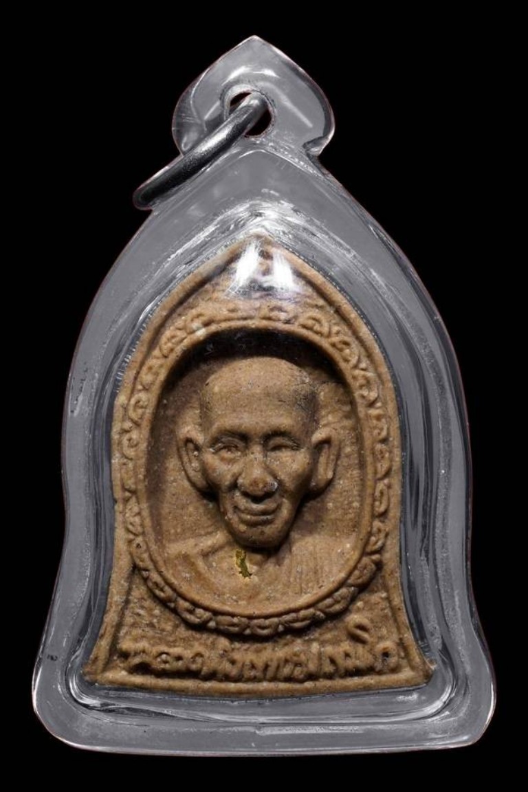 พระผงเกศาตะกรุดทองคำหลังสิงค์ปี2534