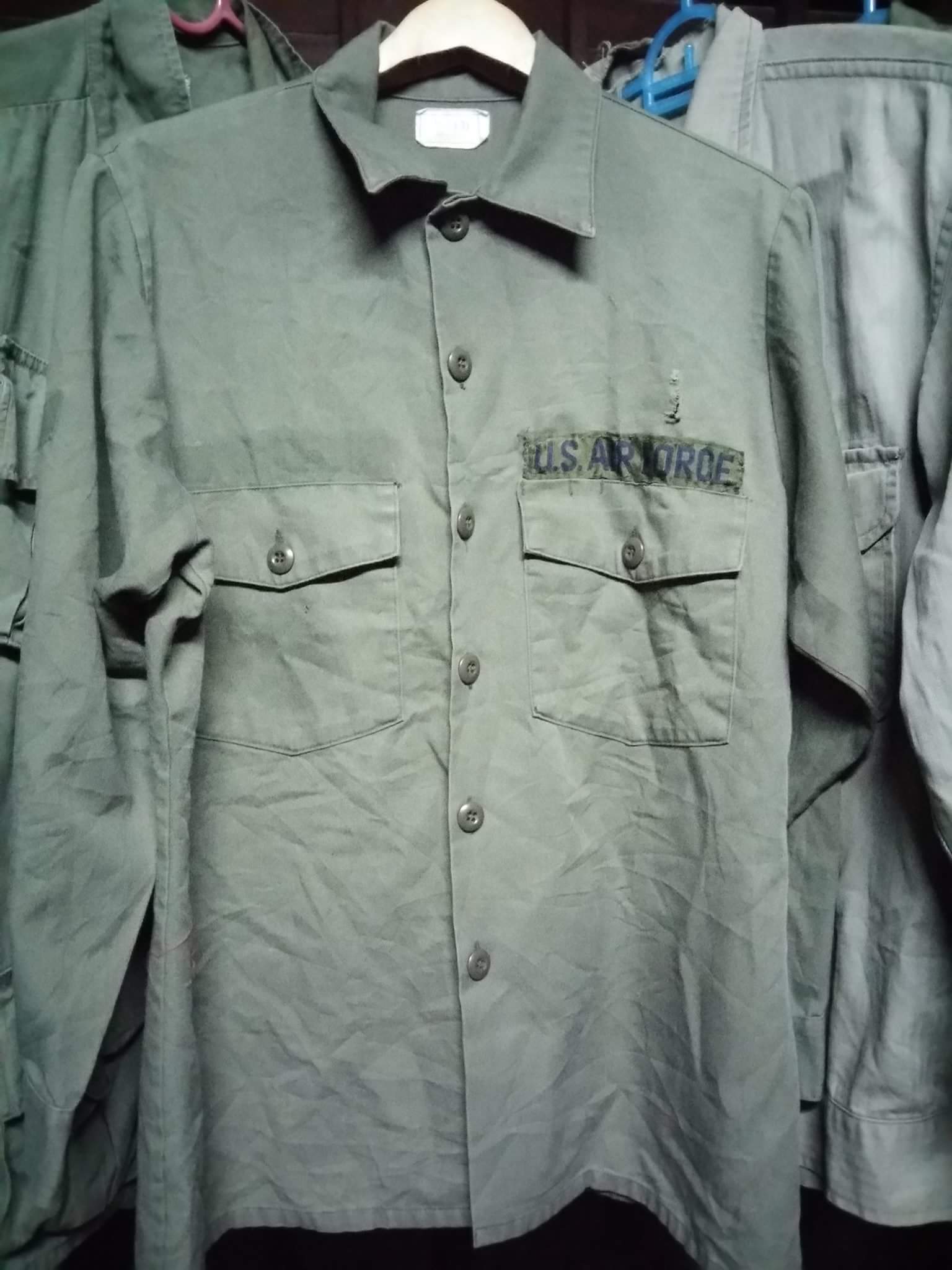 เสื้อทหาร US ยุคสงครามเวียดนาม (OG507) (เคาะเดียว):::087-914-2711:::080-110-0405
