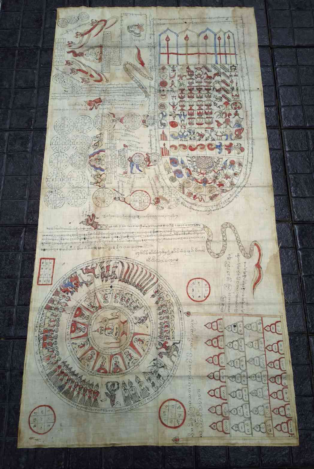 ผ้ายันต์โบราณ แชมป์ที่1และติดที่2