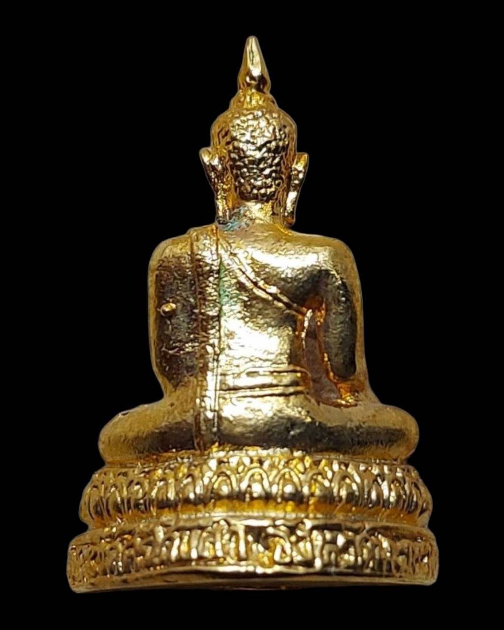 รูปหล่อพระเจ้าตนหลวงกะไหล่ทองปี2520ที่1.