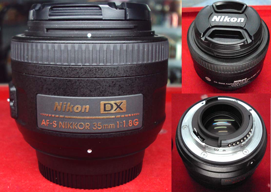 ขายเลนส์ nikkor AF-S DX 35mm f/1.8G ใหม่ครับ พร้อมทุกอย่าง 