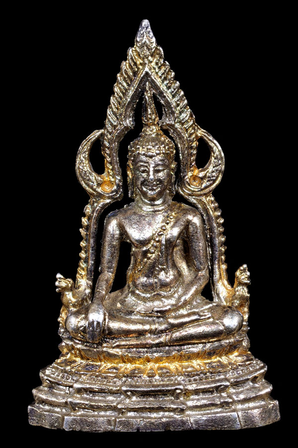 รูปหล่อชินราชวัดพันอ้นเนื้อเงินปี13เดิมๆ