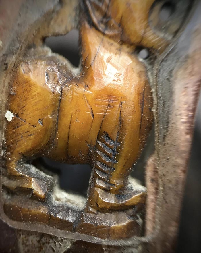 สิงห์งาแกะหลวงปู่ยิ้มวัดหนองบัว