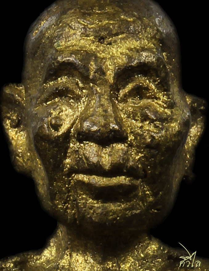 รูปหล่อโบราณรุ่นแรกครูบาพรหมา วัดพระพุทธบาทตากผ้า ปี 2497 น้ำทองเดิมๆ