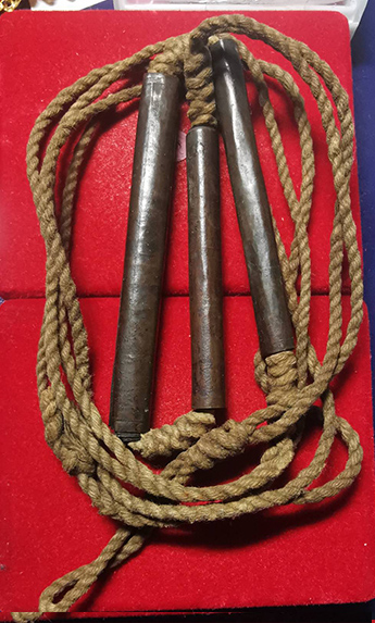 ตะกรุดล้านนา3ดอกเล็ก เนื้อทองเหลือง 