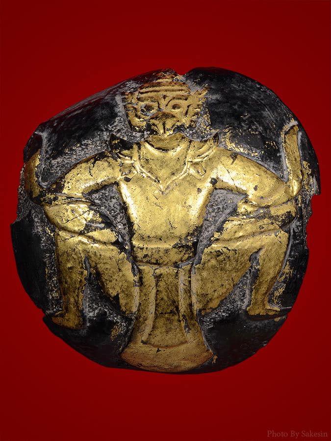 ปั้นเหน่งพญาครุฑลงรักปิดทอง