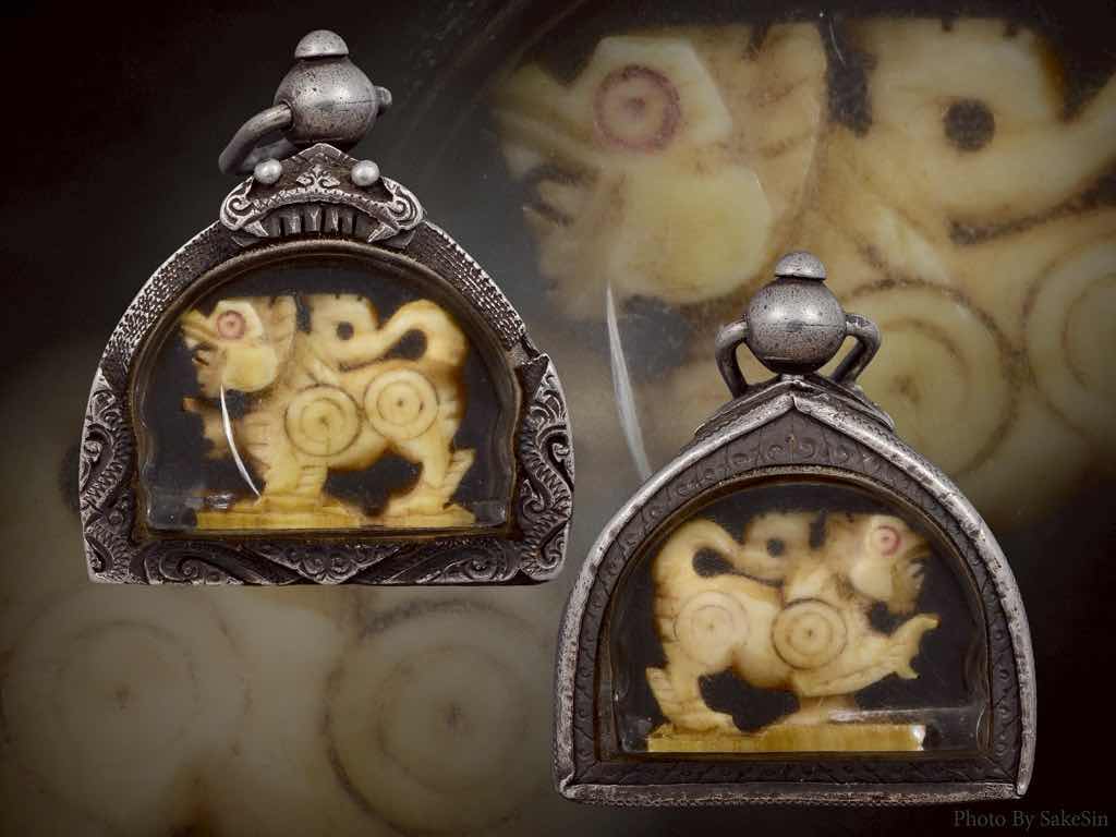 สิงห์​หลวงพ่อหอม​ วัดชากหมาก เนื้องา