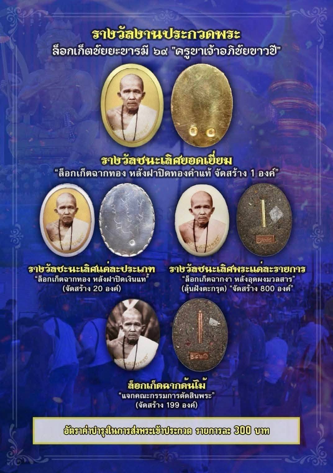 ล็อกเก็ตครูบาขาวปี เลข 159